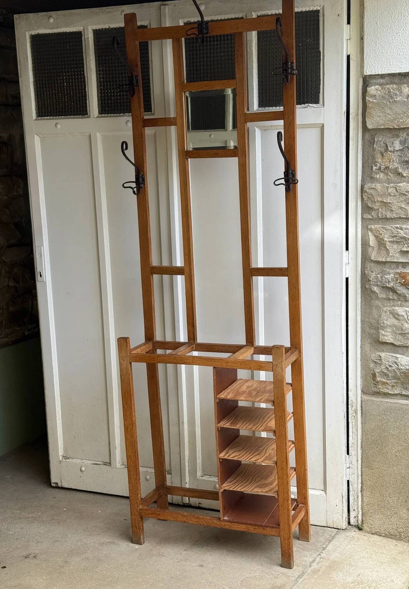 Coat rack / wardrobe in Art Deco style