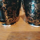 Set of 9 cups and their matching art deco teapot
