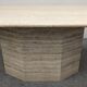 Table de salle à manger XL en travertin, Italie vers 1970