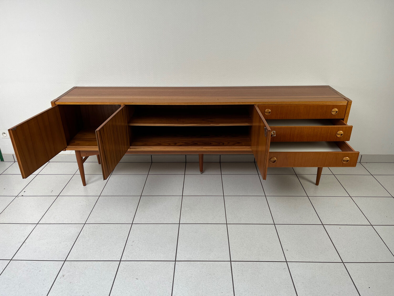 Scandinavian teak sideboard from the 1960s.