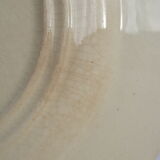 Ancient plate in porcelain earthenware crystals the large deposit E Bourgeois