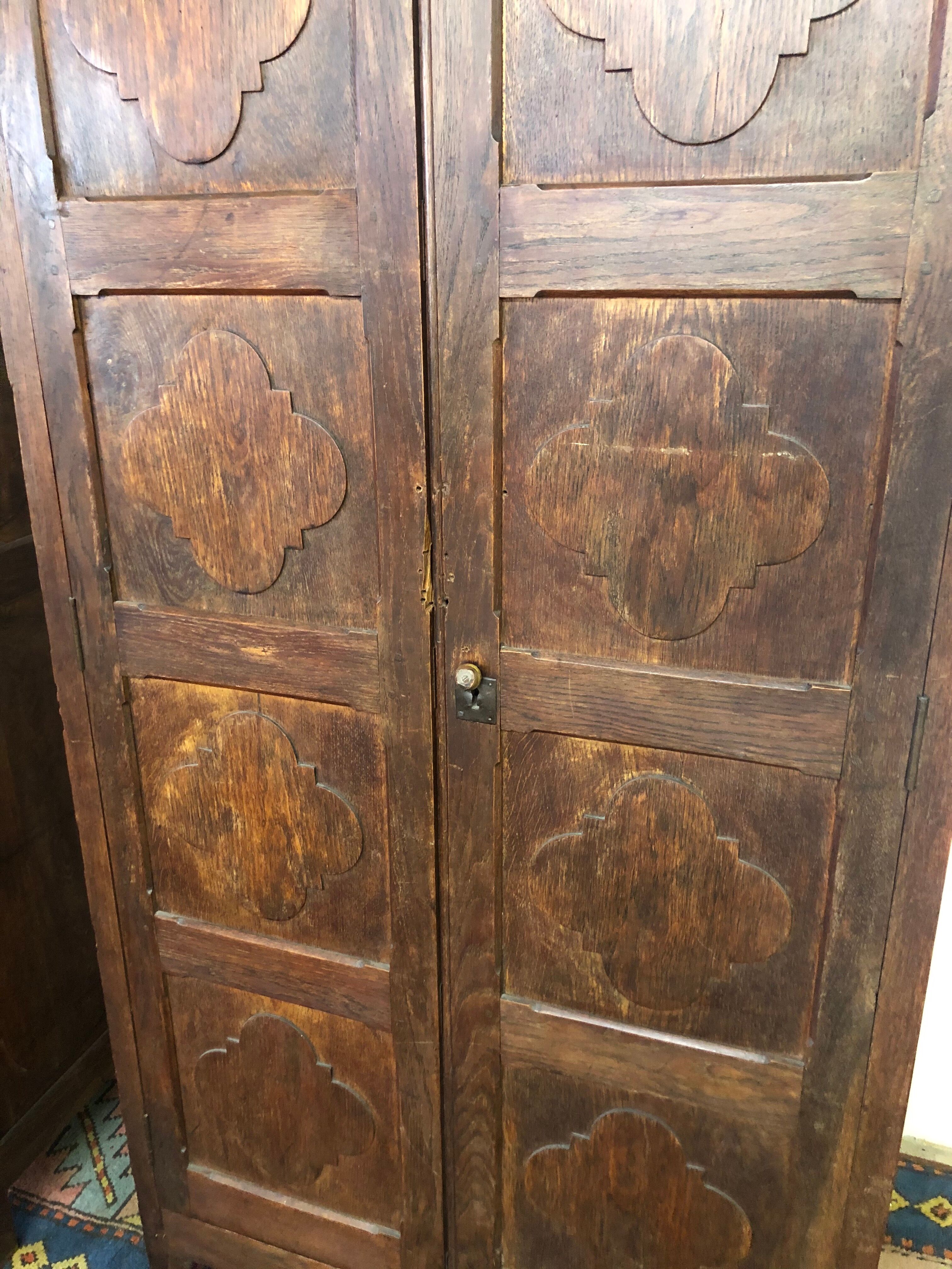 Pair of ancient liturgical cabinets