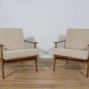 Fauteuils polonais des années 50 modèle 5825, années 1960, ensemble de 2