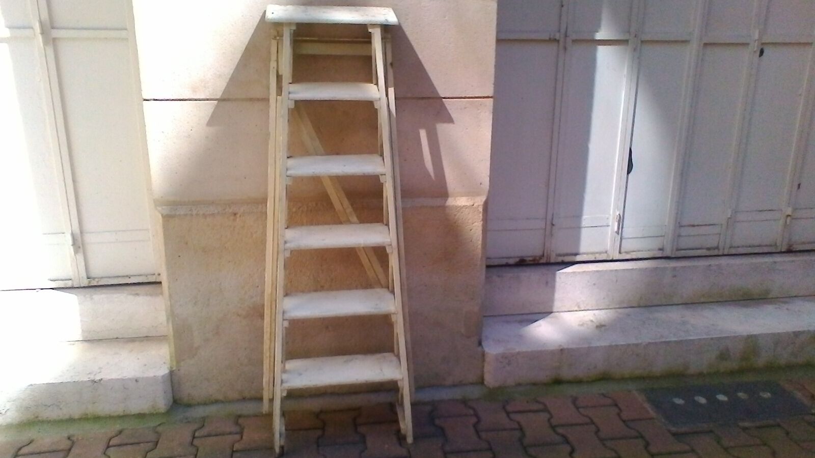 Vintage painter stepladder 6 steps