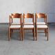 Ensemble de 6 chaises de salle à manger dans le style de Vico Magistretti.