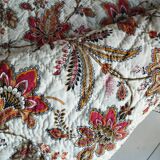 Old 2-sided Provençal pique cotton boutis