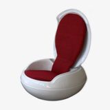 Garden Egg armchair by Peter Ghyczic for VEB Synthese-Werk, 1968.