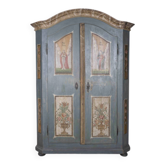 Painted German wardrobe