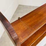 Wall shelf asymmetrical wood vintage 50s