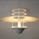 Special xl danish frandsen belysning ceiling lamp *** type 9010-p *** white