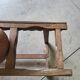Old wooden jar holder with 3 clay jars