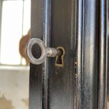Napoleon 3 walnut window glass cabinet