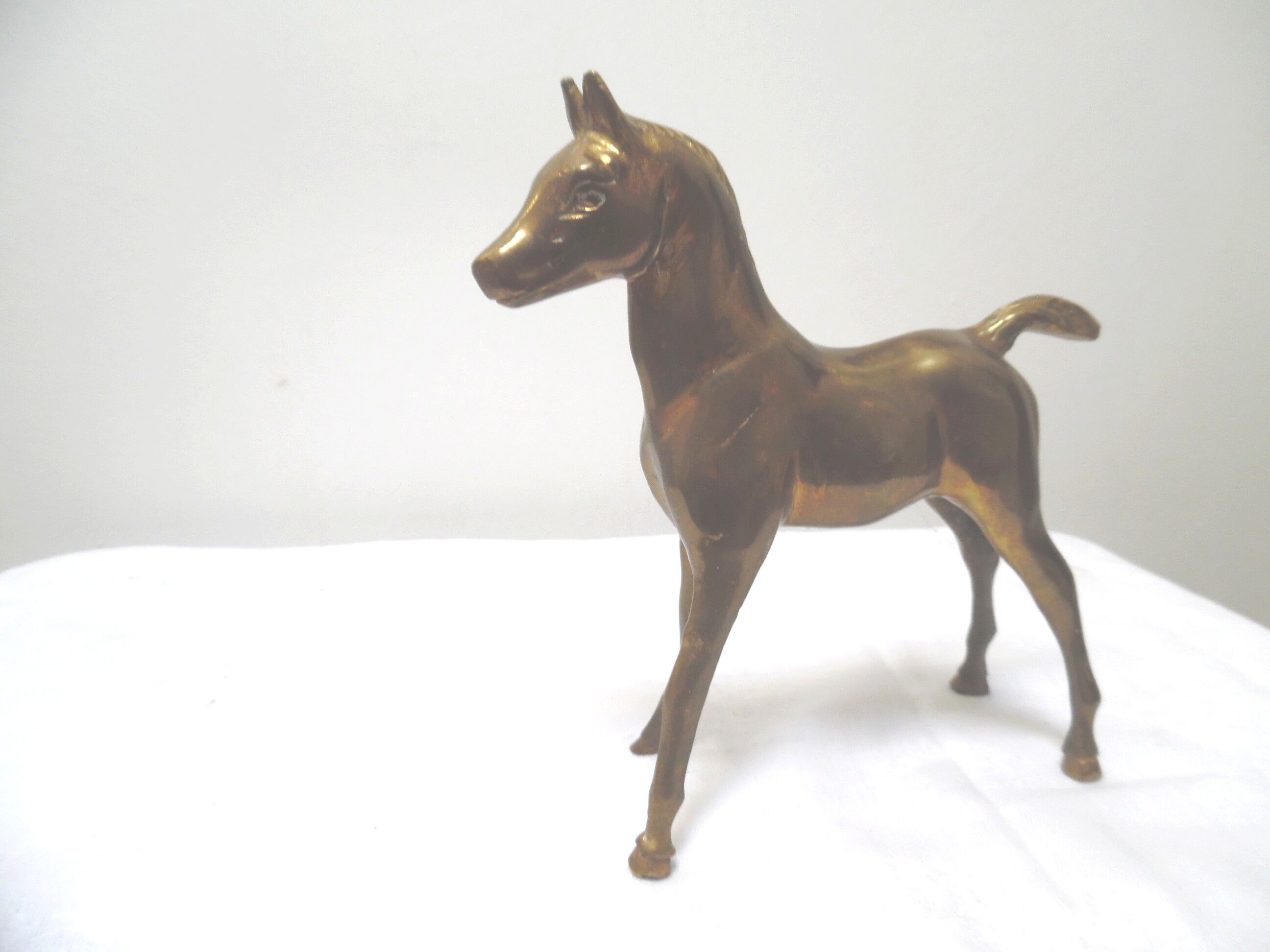 Horse in brass