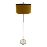 Mid Century Floor Lamp, Germany, 1970's, New Handmade Lampshade