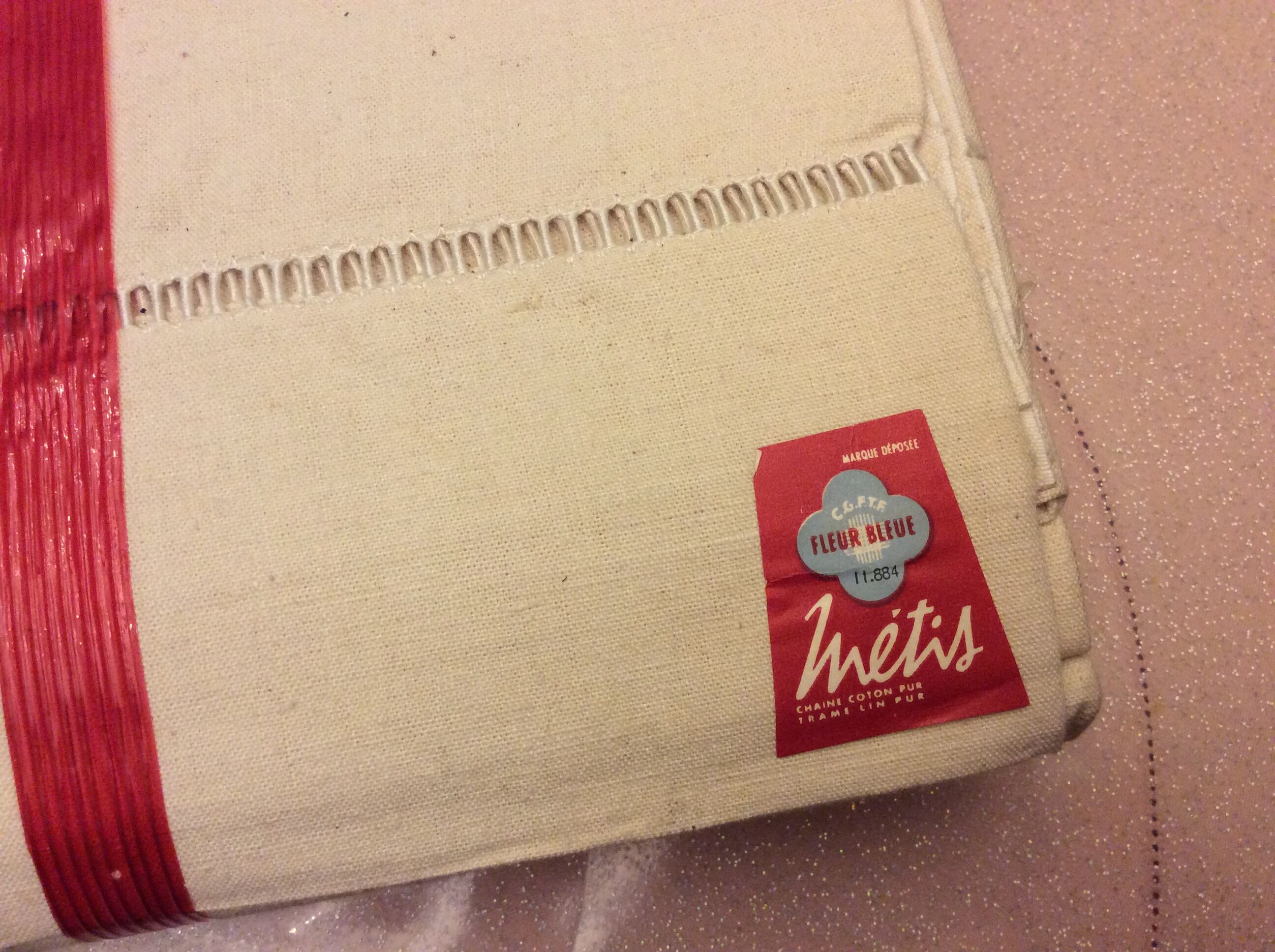 New old bed linen Métis Blue Flower bed linen