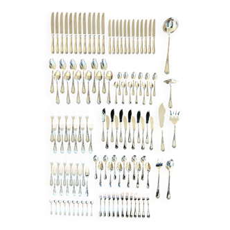 Ercuis cutlery set, 124 pieces, Louis XV style, in near-new condition.