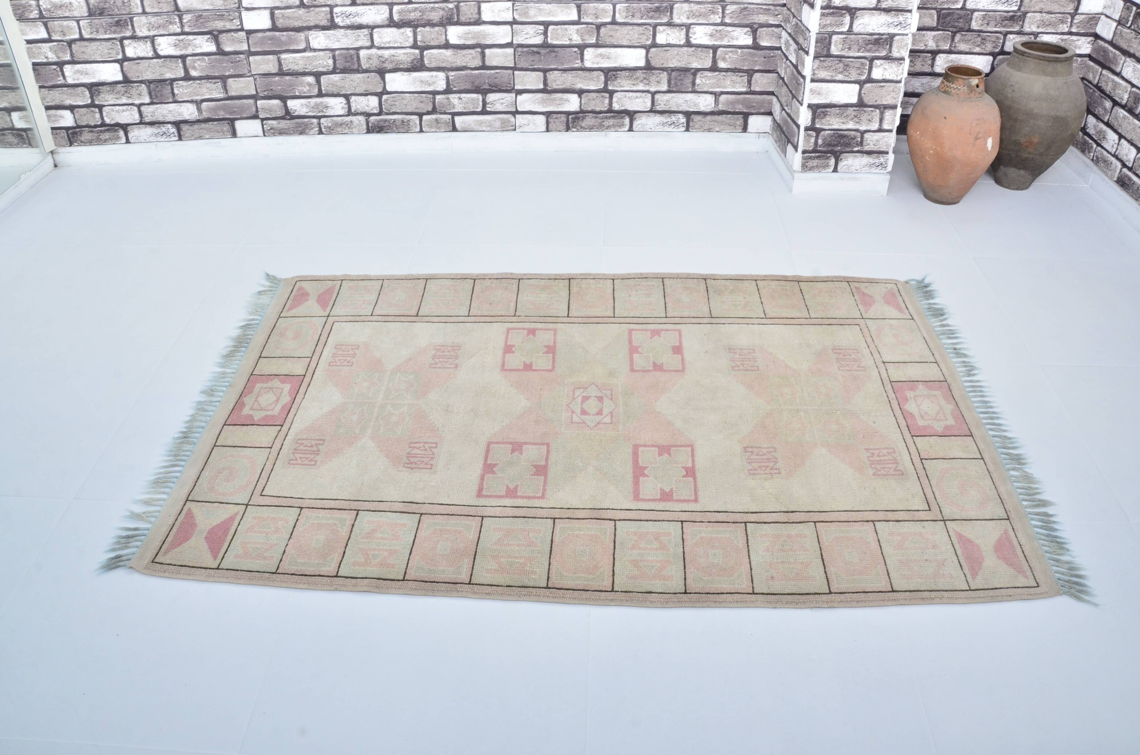Turkish Oushak handmade rug sku 3601