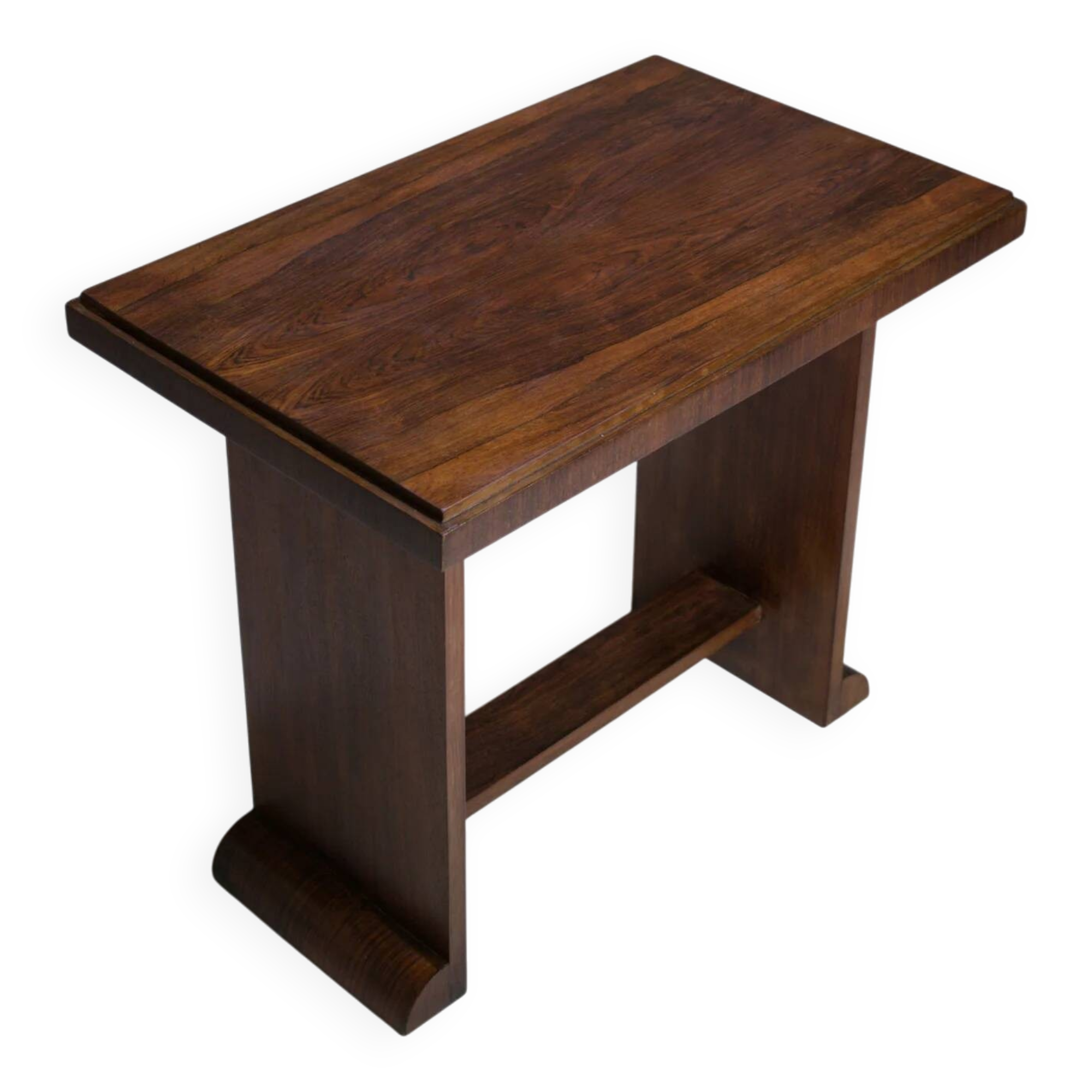 Art Deco side table in rosewood, circa 1930.