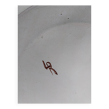 Old fun rooster plate
