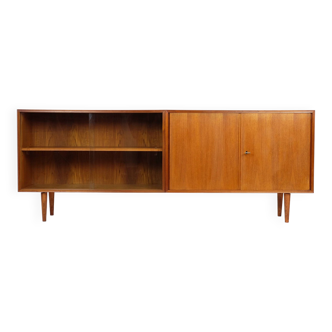 Midcentury teak sideboard vitrine lowboard 60er vintage 70er 60s