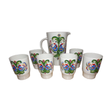 Villeroy & Boch pitcher and glasses from the 60s