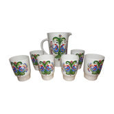 Pichet et verres Villeroy & Boch années 60