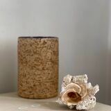 Vase en céramique texturée