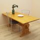 Solid oak dining table, Danish design, 1960s