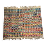 Tapis vintage en laine multicolore 150x187 cm, années 1970