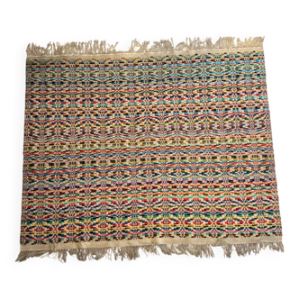 Tapis vintage en laine multicolore 150x187 cm, années 1970