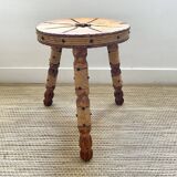 Vintage tripod stool