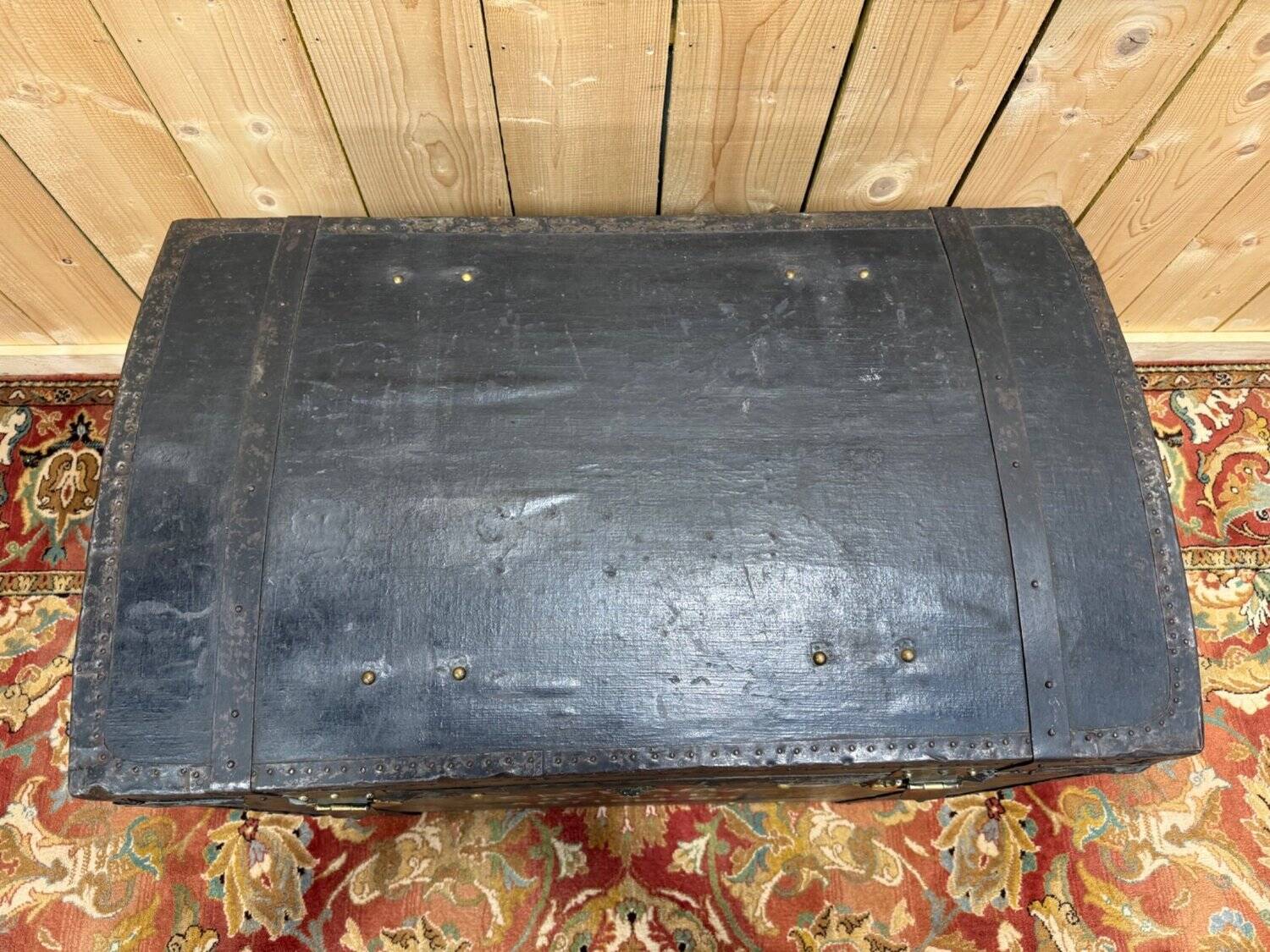 Military travel trunk – 19th century – Captain Acard Artillery – C