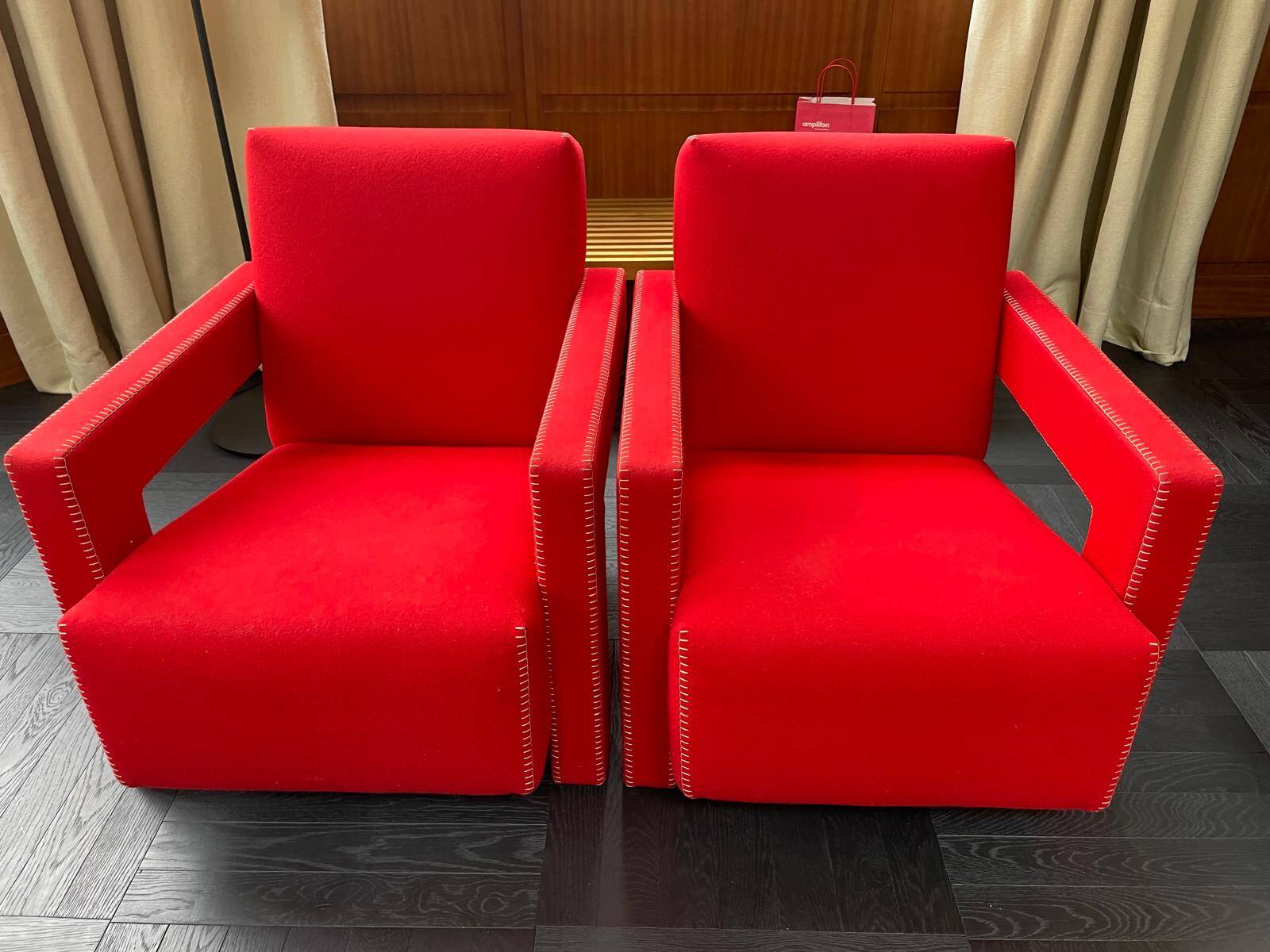 Utrecht armchairs by Gerrit Rietveld