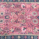 Tapis ancien français janus motif agra  196x296 cm