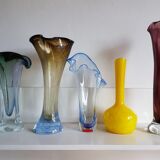 Vase surréaliste en verre par Adam Jablonski