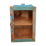 Original polychrome patina Burmese teak wall display