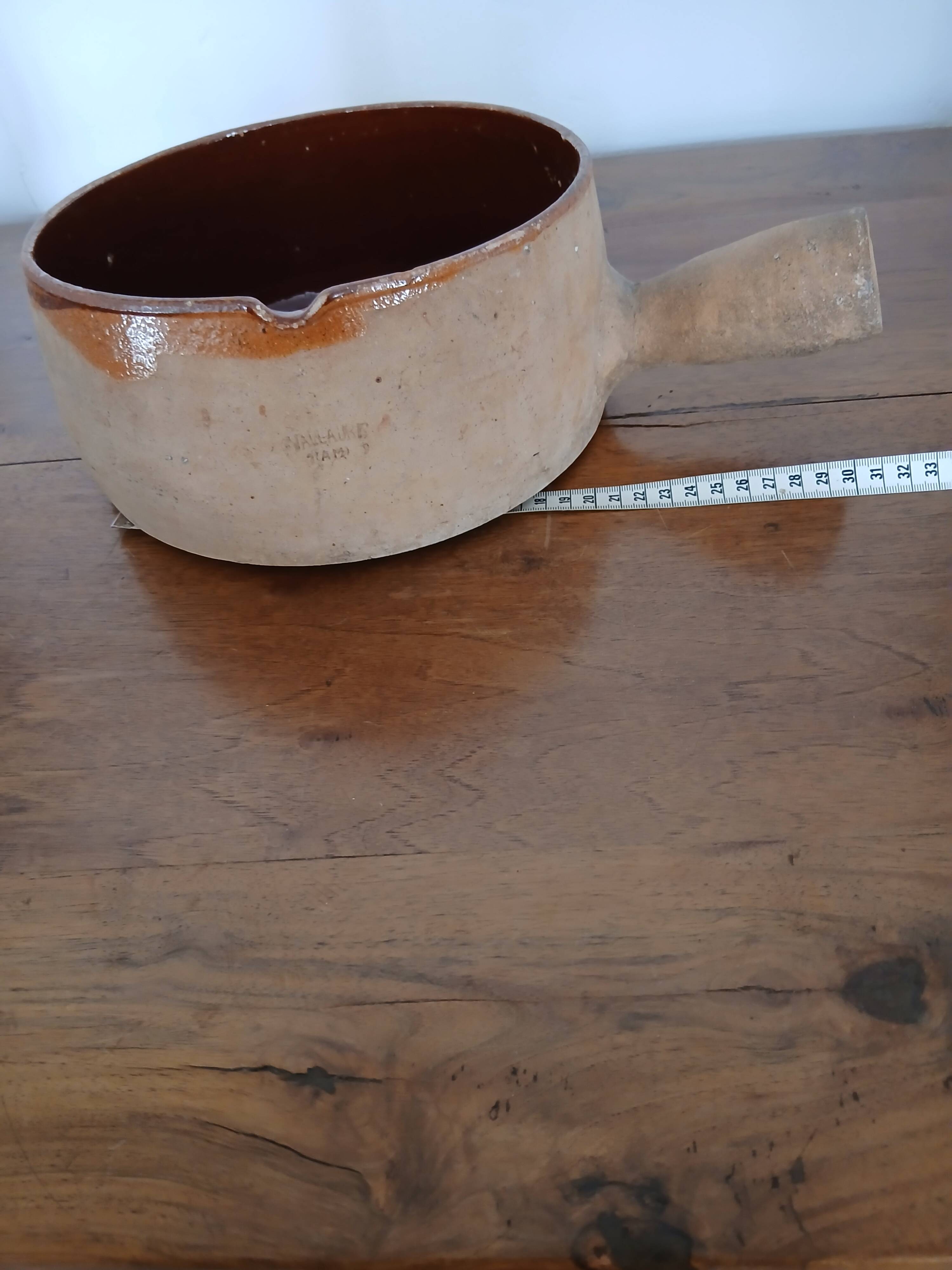 Antique Terracotta Pan from Vallauris