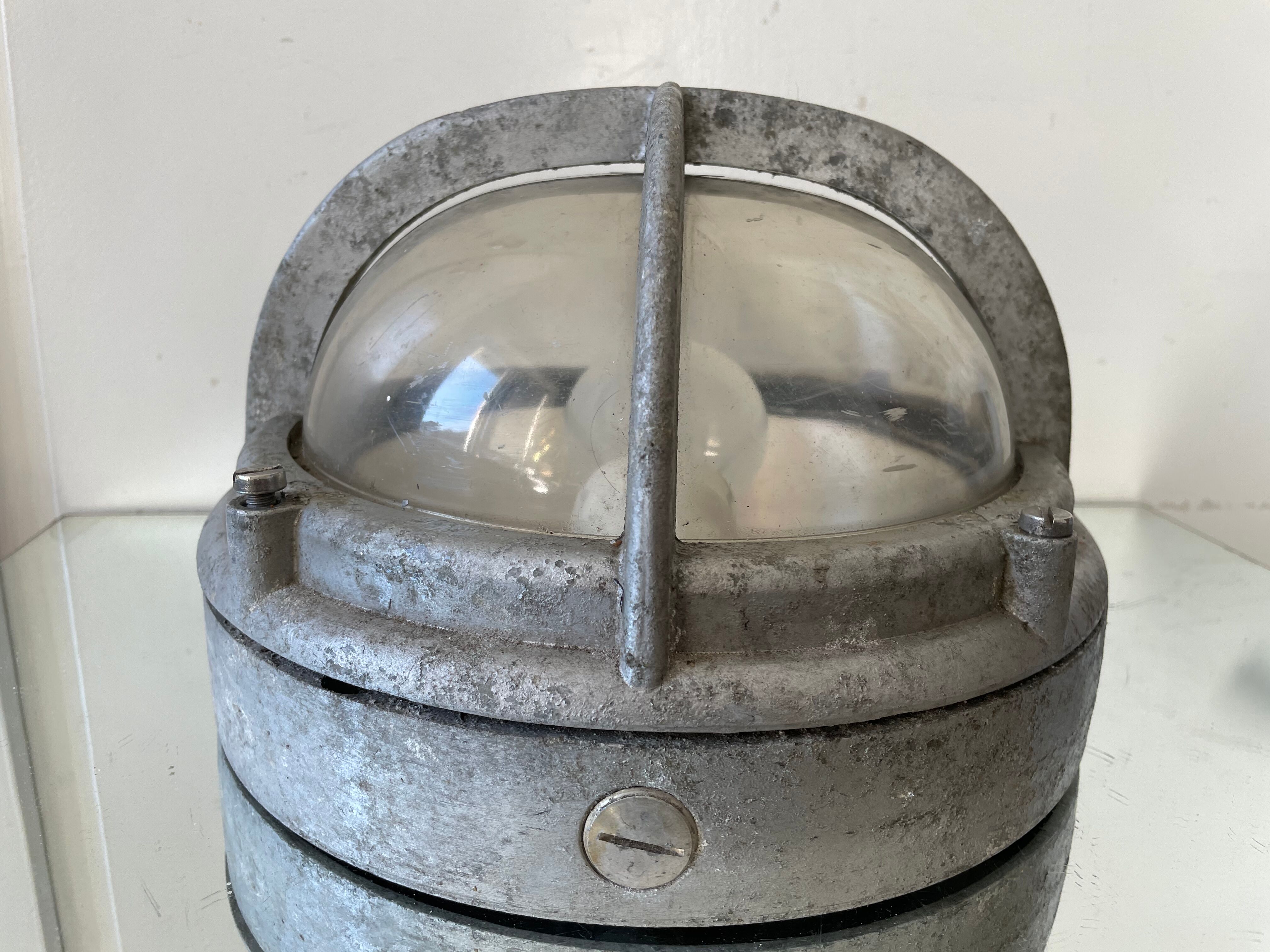 Danish Outdoor Lamp in Galvanized Metal