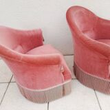 Lot de 2 fauteuils " crapaud"