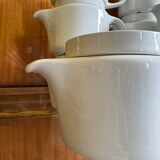 Sarreguemines white porcelain teapots from the 70s (X10)
