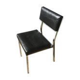 Black skai chair