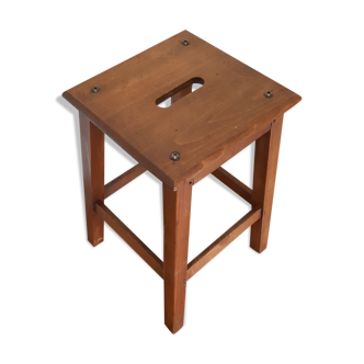 Wooden workshop tabouret