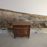 Small Parisian cherry wood buffet cabinet