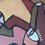 Modern painting cubism style