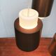 Triple cascade pendant lamp in copper and glass from the modern German space age of the mid-century by Staff, 1960s.