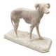 Nymphenburg porcelain greyhound sculpture signed PJ MENE