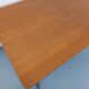 Table à manger rectangulaire style scandinave vintage des années 50 60 teck