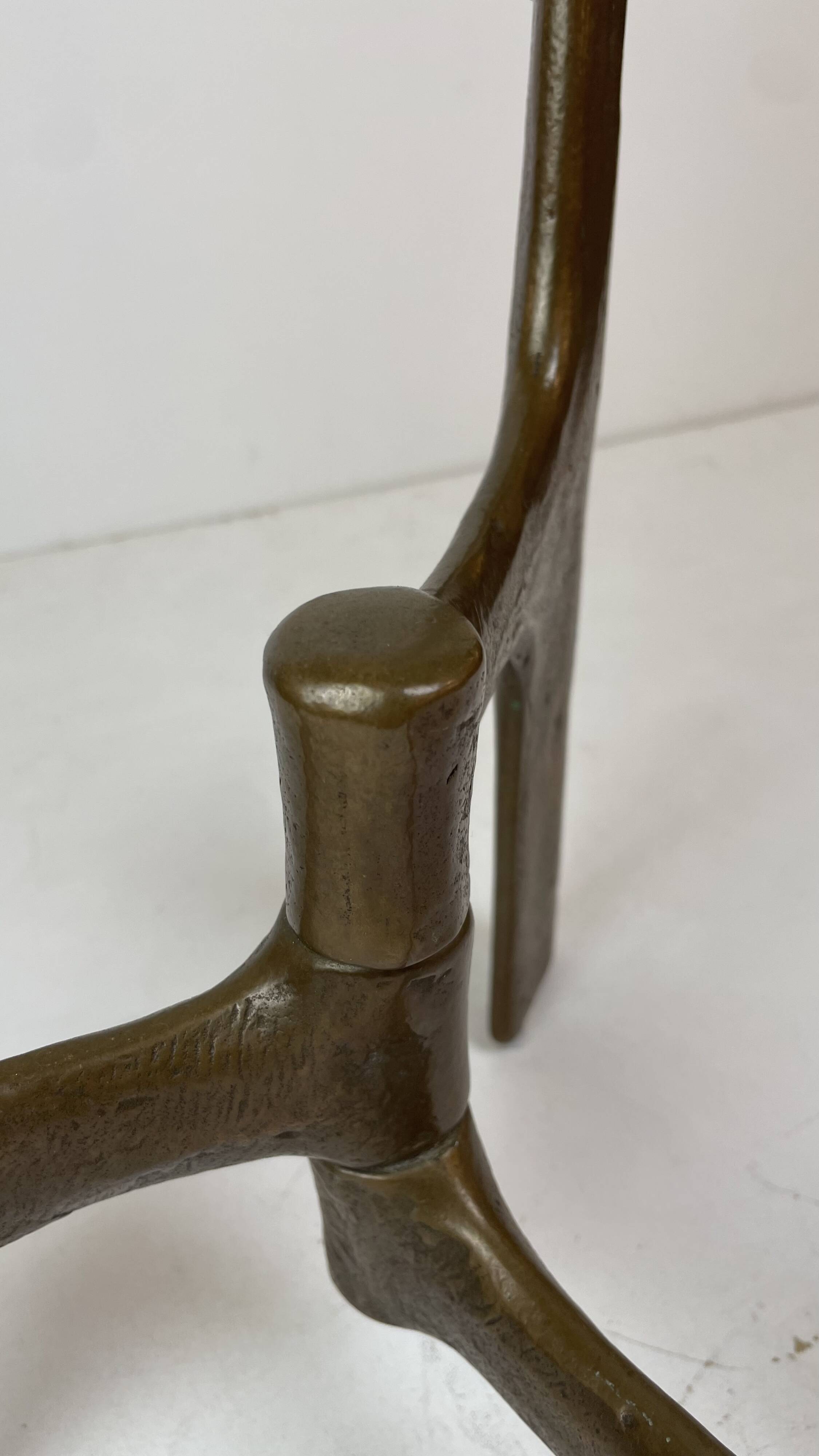 Brutalist Floor Candle Holder by Michael Harjes, Germany, 1960