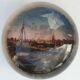 Crystal paperweight Saint-Malo vintage 1900