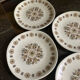 6 flat plates Pillivuyt in French porcelain